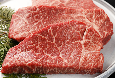 【冷凍】飛騨牛ももステーキ 170g×3枚  牛肉 国産 ブランド牛【22-6】