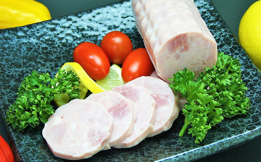 【飛騨 味職人】ボーノポークプレスハム＆焼豚の詰め合わせと【初緑】 無濾過生原酒2種セット(720ml×各1本) お酒 日本酒 純米吟醸 奥飛騨酒造 おさだ食品 チャーシュー ハム おつまみ 晩酌 ギフト 下呂温泉【54-20】 ボーノポークプレスハム＆焼豚と無濾過生原酒2種