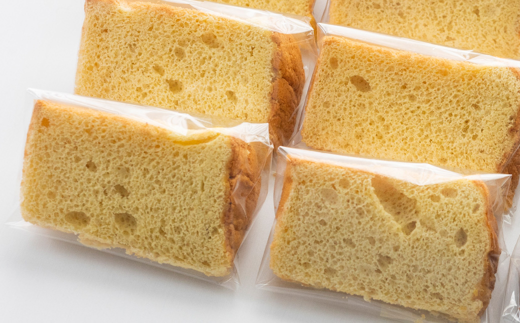 素材の味そのままプレーン シフォンケーキ （プレーン）1ホール 8カット（ 1カット15g）計 120g【96-1】