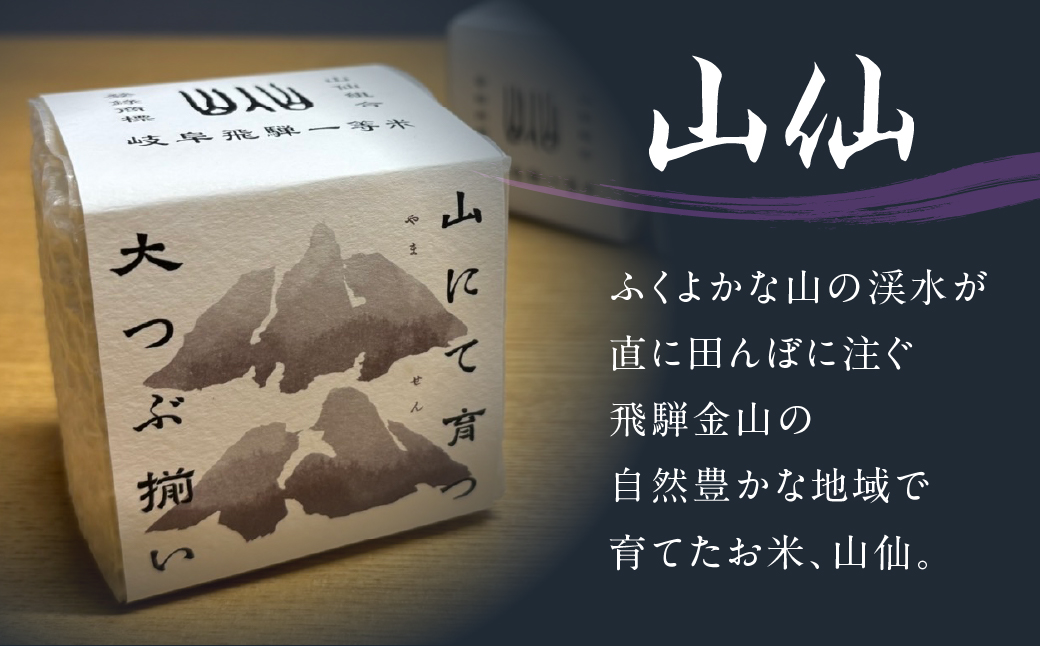 天領酒造 純米吟醸ひだほまれ 720ml 1本・山仙キューブ米3個（1個 300g）セット 純米吟醸 天領 酒 日本酒 米 ギフト いのちの壱 山仙 贈答 下呂市【2-49】 純米吟醸ひだほまれ 720ml 1本・山仙キューブ米3個