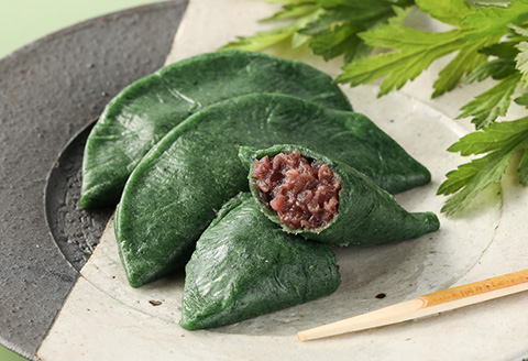 【冷凍配送】あねかえし 20個入り（5個入×4パック）和菓子 生菓子 よもぎ ヨモギ のうさん糀村【87-2】