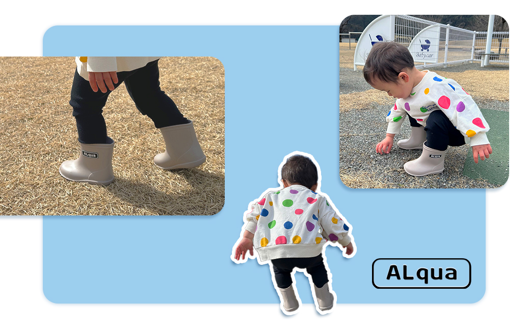 【くすみベージュ】【下呂市限定デザイン】子ども用 長靴（サイズ14cm）ショート丈 高さ 11.0cm くすみカラー ながぐつ レインブーツ グレージュ キッズ 子供 14センチ 子供用 日本製 下呂市【アルクア飛騨】【112-2【4】】 【ベージュ】 14cm