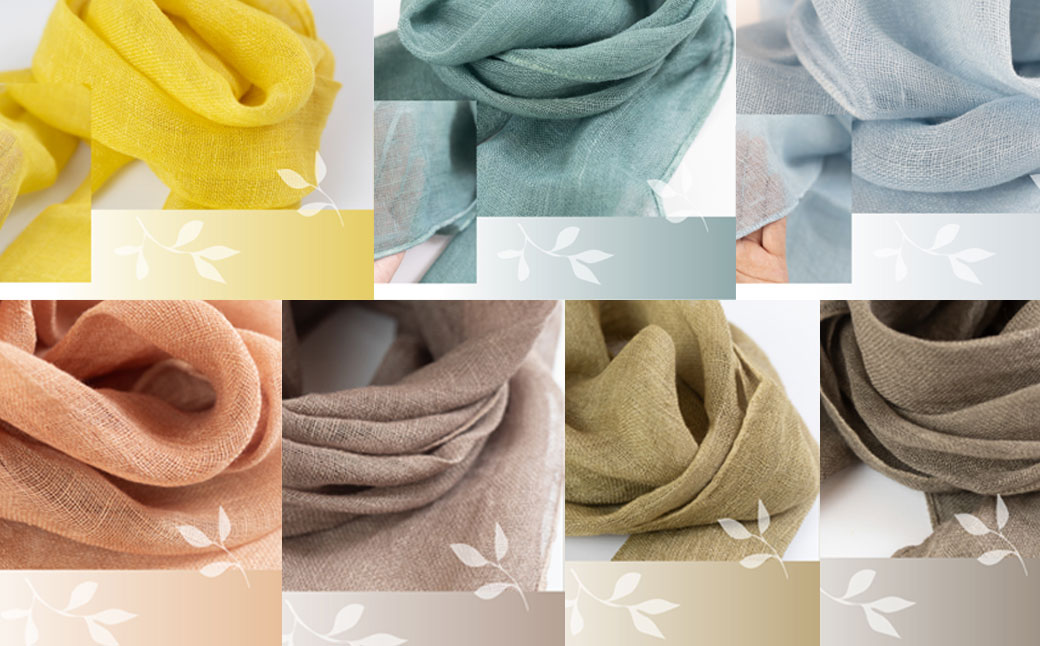 【モスグリーン】【受注制作】草木染ヘンプストール【ギフト包装】ストール プレゼント ギフト 贈り物 こだわり 母の日 染物 シンプル ヘンプ【77-4【2】】 【モスグリーン】 幅 約24-26cm × 長さ 約163-165cm × 房 約8cm