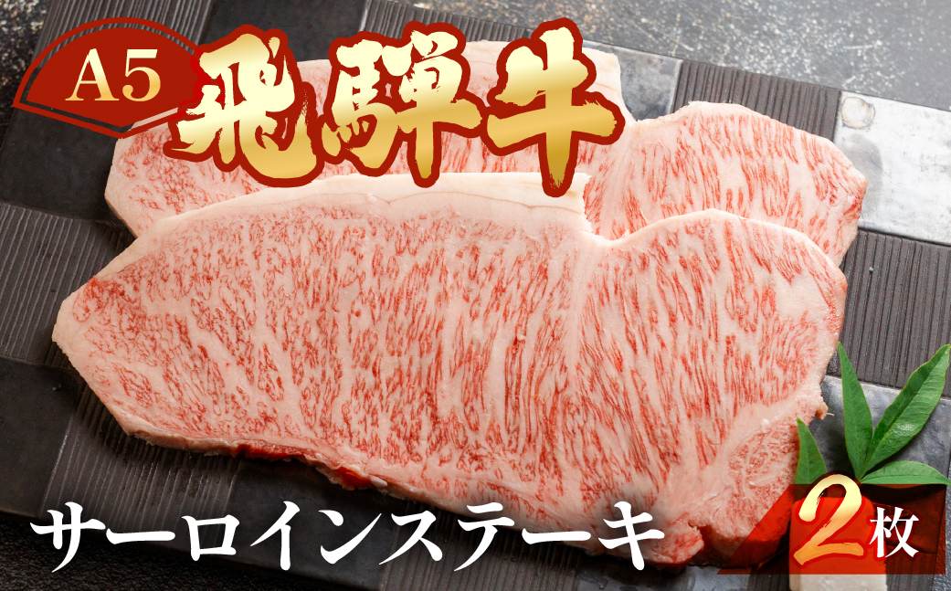 【冷凍】飛騨牛サーロインステーキセット 約 計400g（2枚）【11-13】