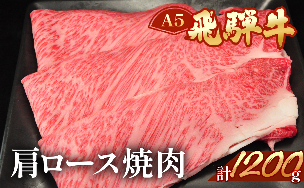 【冷凍】飛騨牛肩ロース焼肉セット 1200g【11-35】