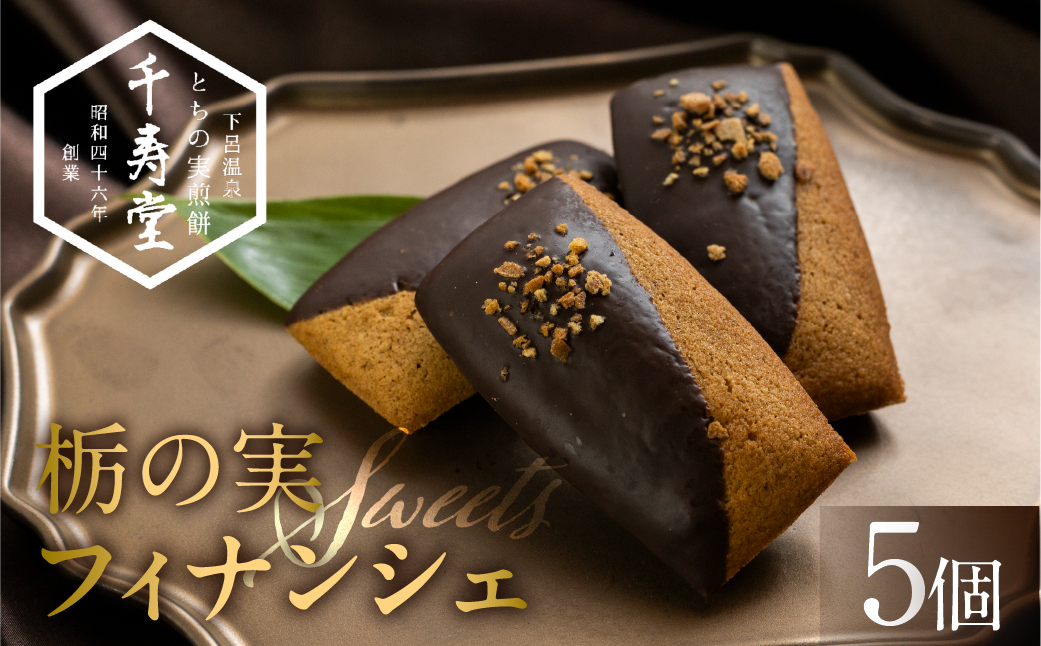 栃の実ショコラフィナンシェ 5個 ショコラ ココア フィナンシェ お菓子 チョコ 贈答 ギフト おすすめ とちのみ 栃の実 焼菓子 洋菓子【6-7】