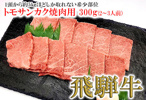 [冷凍]菊の井 飛騨牛トモサンカク焼肉 300g(2〜3人前)牛肉 ブランド牛[70-5]