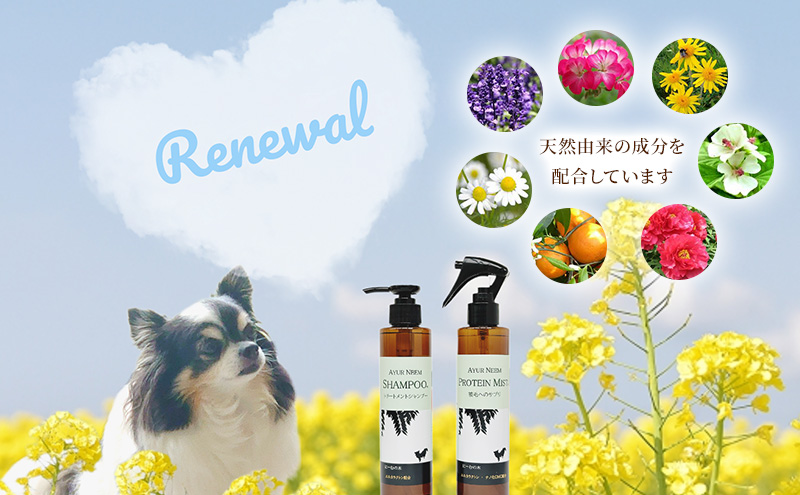 【犬用】リニューアル アーユルニームシャンプー200ml ・ 詰