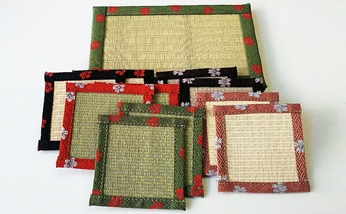 HANA咲く畳コ－スタ－花台グリ－ンセット