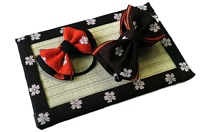 畳縁アクセサリ－縁結びセット（ブラウン）