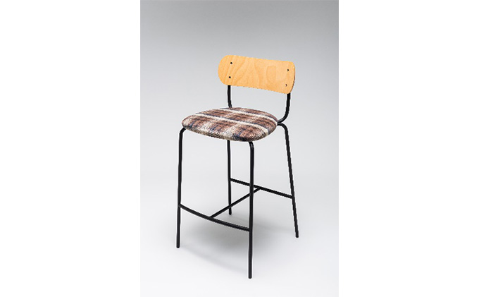 バーカウンターチェア　ダークグレー