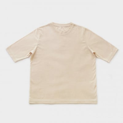 草木染めコットンTシャツ　玉ねぎ