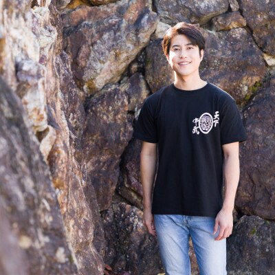 戦国武将Tシャツ 織田信長(ブラック,Sサイズ)