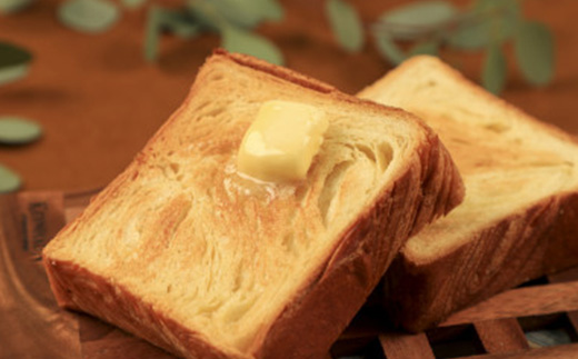 【毎月定期便】ふわやま食パン2本とデニッシュ1本(笠松　こむぎ・家)全2回