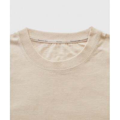 草木染めコットンTシャツ　玉ねぎ