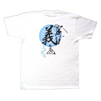 戦国武将Tシャツ 上杉謙信(ホワイト,Sサイズ)
