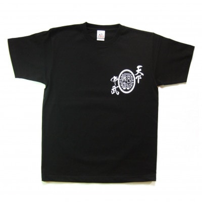 戦国武将Tシャツ 織田信長(ブラック,Lサイズ)