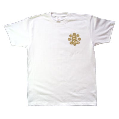 戦国武将Tシャツ 上杉謙信(ホワイト,Lサイズ)