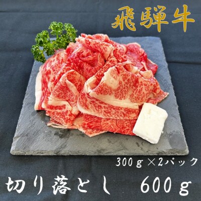 飛騨牛切り落とし300g×2パック【配送不可地域：離島】