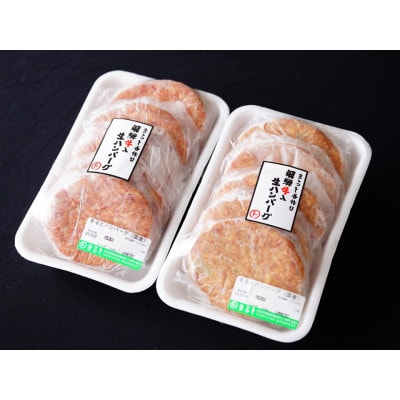 飛騨牛入特製生ハンバーグ　100g×10個【配送不可地域：離島】