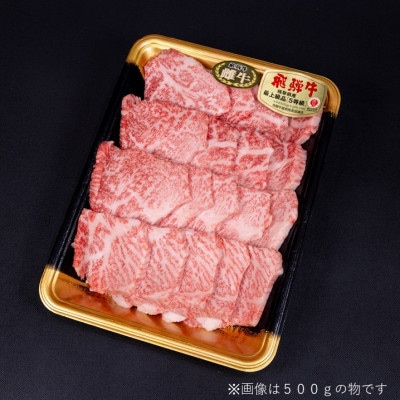 【最飛び雌牛】飛騨牛A5等級モモ焼き肉用　400g【配送不可地域：離島】