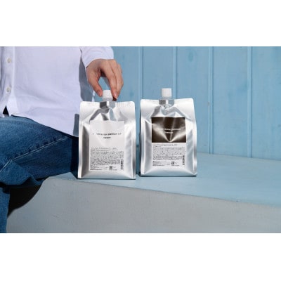 パワーレスキュープラチナム　詰め替え　シャンプー1000ml/トリートメント1000mlセット