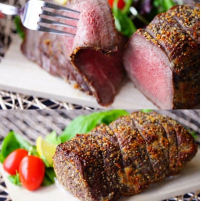 お肉屋さんの手作りローストビーフ(250g×2)＆焼き豚(300g×2・たれ付き)セット【配送不可地域：離島】