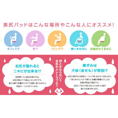 美尻パッド　SAKURAピンク