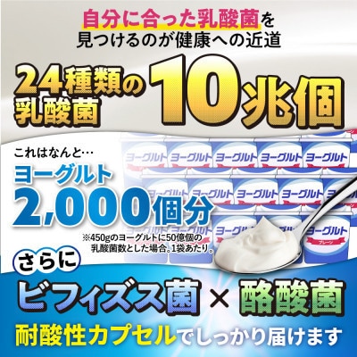 【毎月定期便】乳酸菌サプリナノ型乳酸菌10兆個＆ビフィズス菌配合菌活すっきり180日180粒全4回