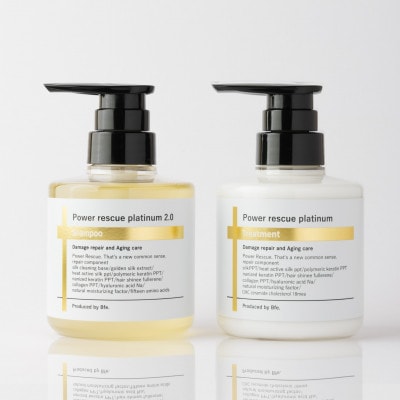 パワーレスキュープラチナム　シャンプー300ml/トリートメント300mlセット