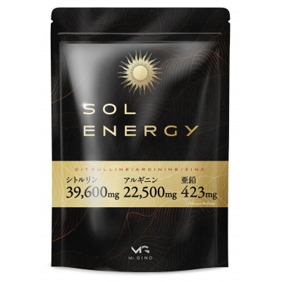 【毎月定期便】シトルリンサプリアルギニン亜鉛マカ配合Mr.GINOソルエナジー30日180粒全4回