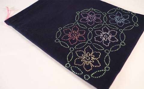 刺し子きんちゃく