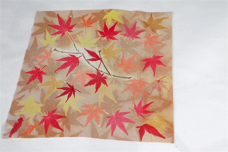 山の幸染め　めがね拭き