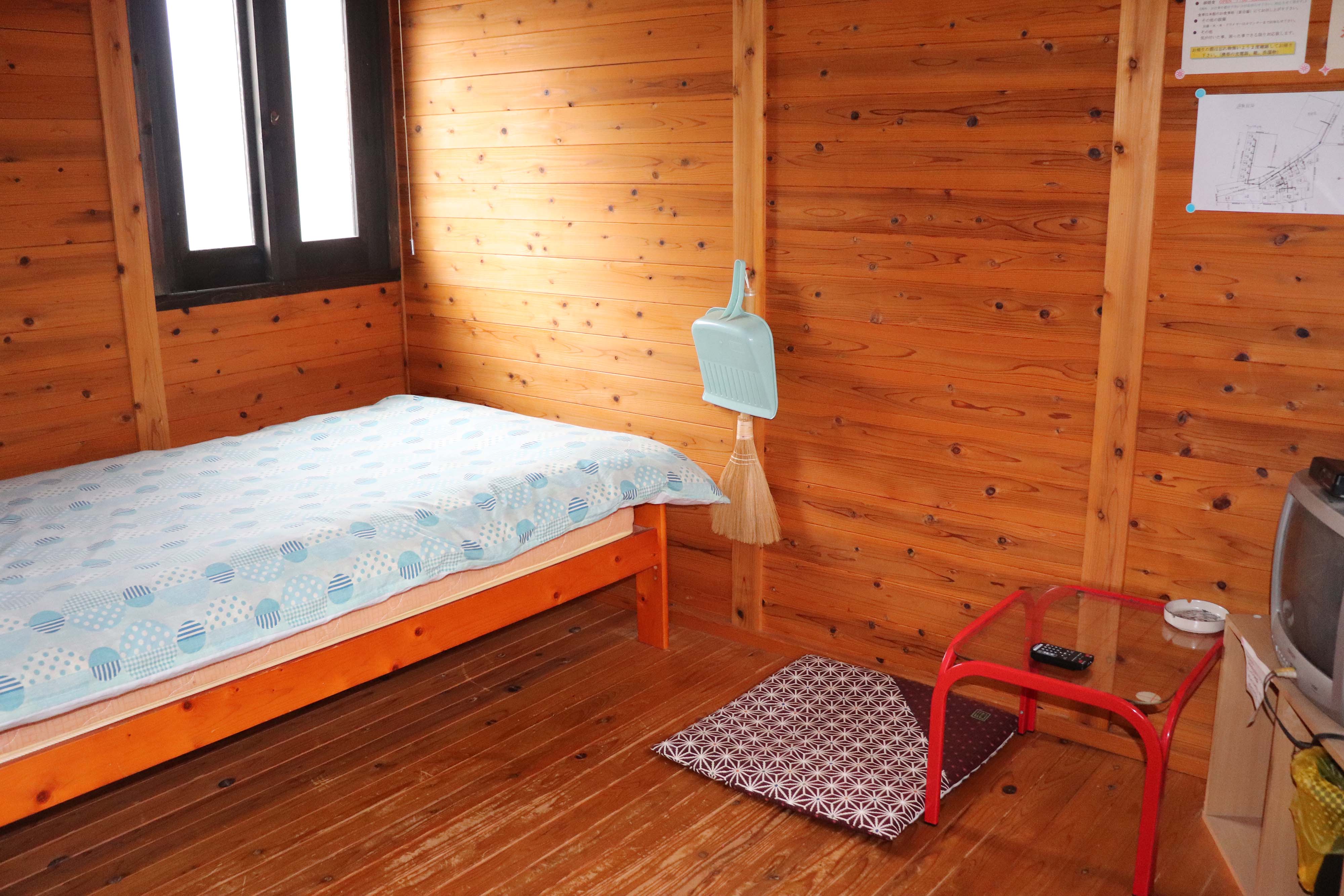 憧れの手造りログハウス一泊朝食付き（お一人様）