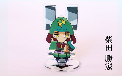 【アクリルスタンド】賤ヶ岳の戦い（福島正則　柴田勝家　加藤清正） 豆本おまけ付