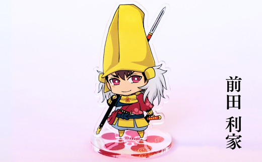 【アクリルスタンド】利家と西軍の重鎮たち（秀家　前田利家　小西行長） 豆本おまけ付