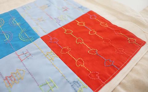 【刺し子】つながるトート【フェアトレード】