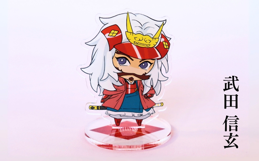 【アクリルスタンド】家康の苦労（徳川家康（しかみ像）　武田信玄　今川義元） 豆本おまけ付