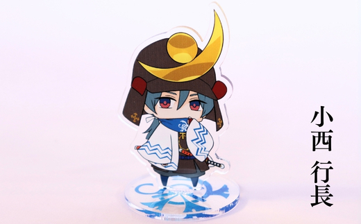 【アクリルスタンド】利家と西軍の重鎮たち（秀家　前田利家　小西行長） 豆本おまけ付