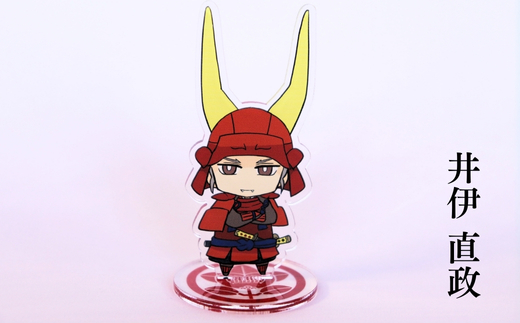 【アクリルスタンド】東軍の英傑たち（家康（徳川家康）　直政　忠勝　高虎） 豆本おまけ付