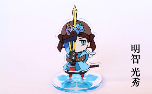 【アクリルスタンド】信長と平蜘蛛（信長（マント開く）　久秀　光秀） 豆本おまけ付