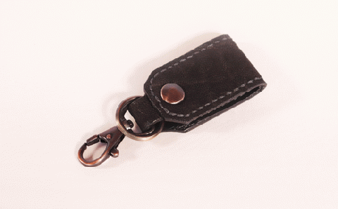 エキゾチックレザーキー（象革）