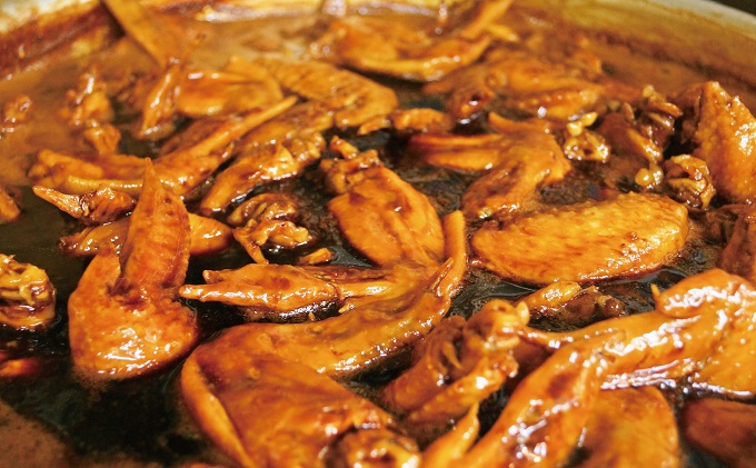 【髙木精肉店手作り】桜姫鶏手羽先甘辛煮6本入り×5袋