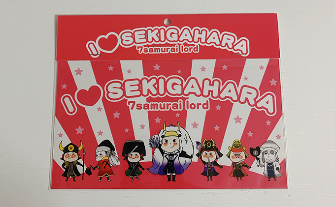 関ケ原七武将キャラクター缶バッチ7種類＆シール2種類セット