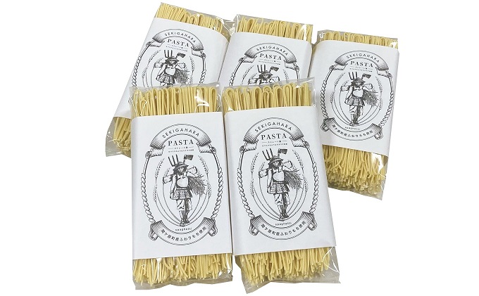 関ケ原町産ふわりもち使用 関ケ原パスタ（ストレート麺）計1500g（300g×5袋 約15人前）