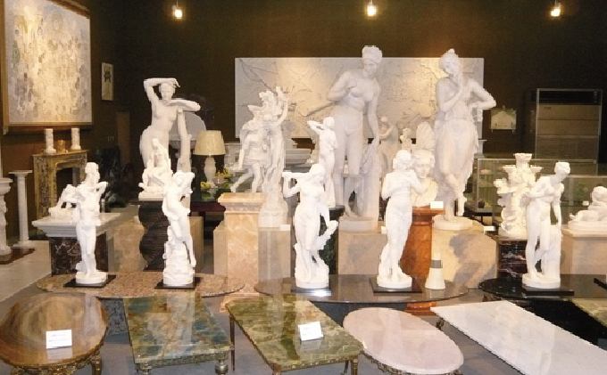 西濃大理石（更紗石ぐい呑）