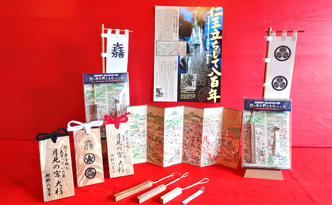 関ヶ原合戦を見守っていた木　月見の宮　大杉グッズセット