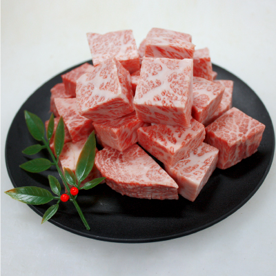 飛騨牛A5等級　サイコロステーキ　約500g【配送不可地域：離島】