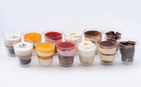 糖質オフのカップデザート6種が12個、食べたい時に1個ずつ楽しめる＆小箱入りでおすそ分けにも◎【配送不可地域：離島】