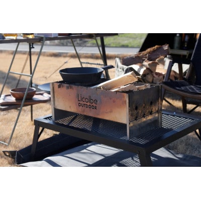 MINOURAのレクタグリル「RectaGrill」 調理焚火台